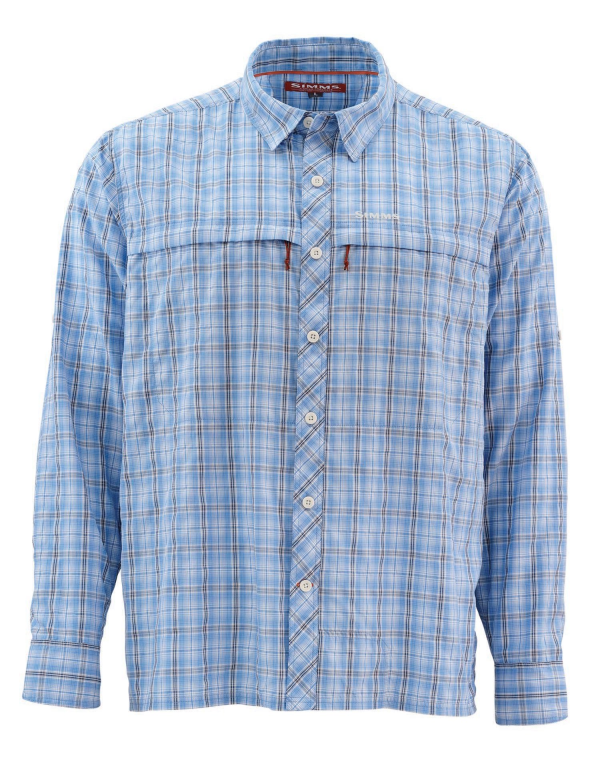 Simms Stone Cold Shirt Harbour Blue Plaid Simms Stone Cold Shirt Harbour Blue Plaid